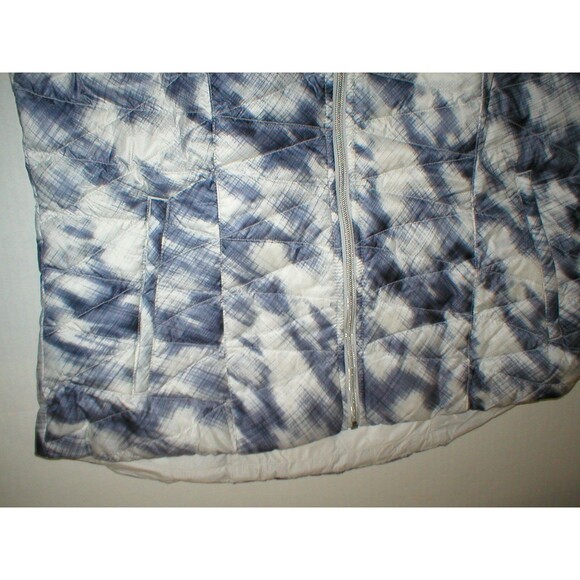 New $168 Athleta Womens White Gray Vest XXS Warm NWT 00 0 2 Featherdry 800 Fill - Picture 5 of 8